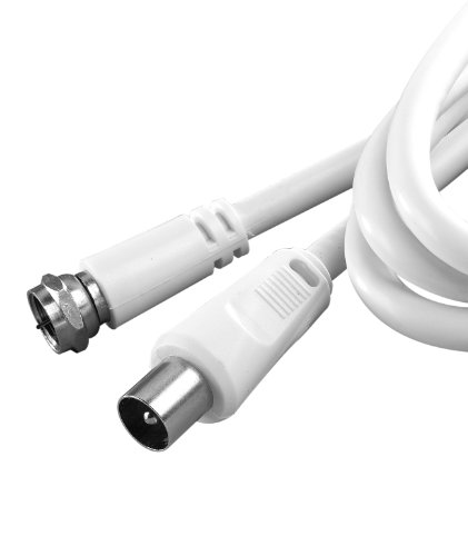Vivanco STC FS15-N – Cable coaxial (F plug, Coax plug, Derecho, Dere