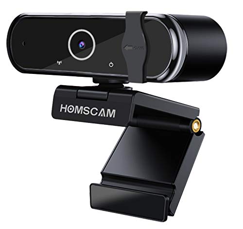 Cámara Web, HOMSCAM Webcam Enfoque Automático con Micrófono Esté