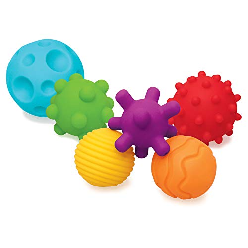 Infantino Textured Multi Ball – pelotas con texturas para la explora