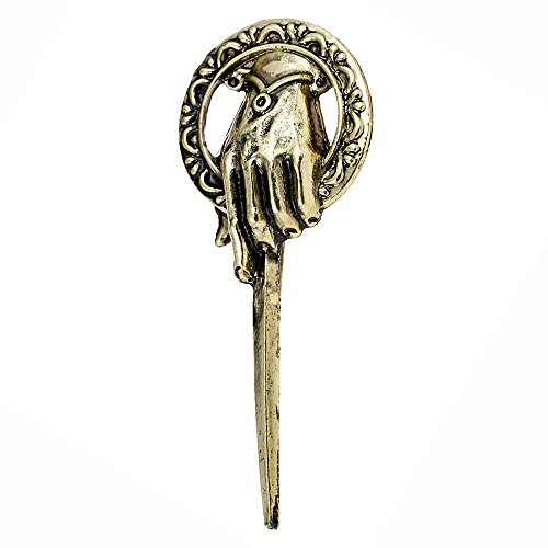 lureme Juego de Tronos Ned Stark Mano del Pin Broche-Bronce Antiguo