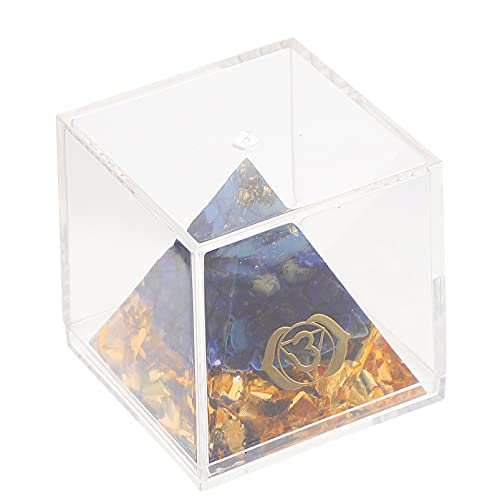 HEALLILY Pirámide de Sanación de Cristal Energía Piedra Cuarzo Ch