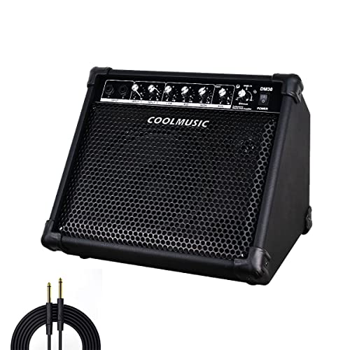 Coolmusic DM30 AMP Amplificador de tambor electrónico de 30 vatios