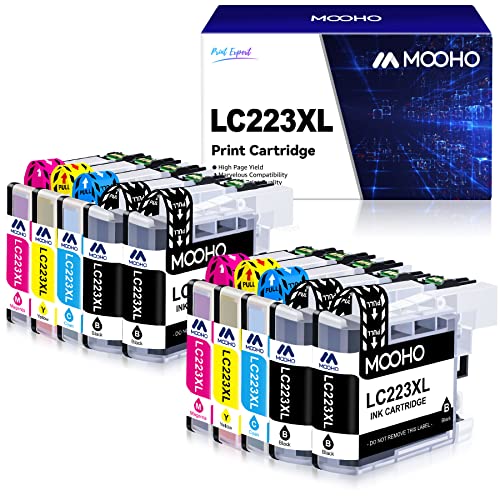 LC223 Cartouche d’encre MOOHO Compatible pour Cartouche LC223 Brothe