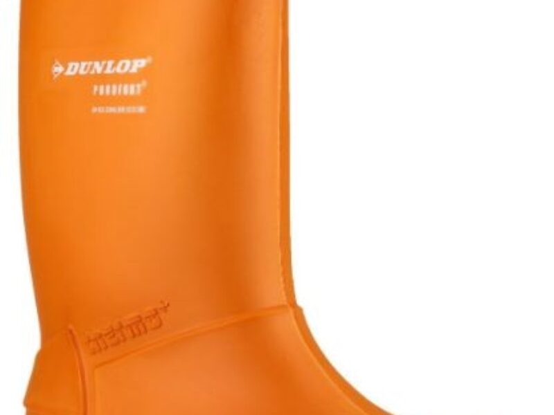 Bota Dunlop Purofot Thermo+ Naranja Protección Acero en puntera y p