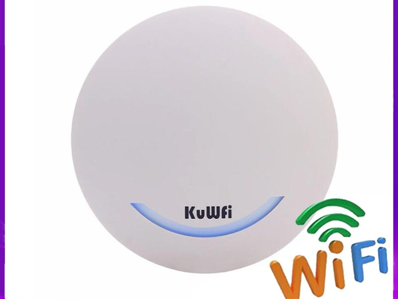 KuWFi-enrutador Wifi de 1200Mbps, punto de acceso inalámbrico AP, p