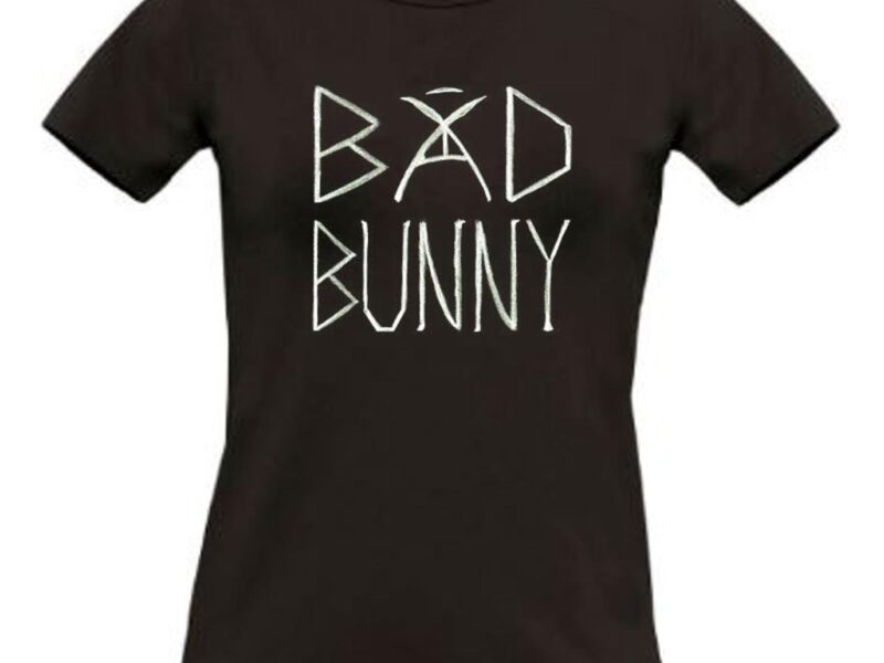 Camiseta Mujer Band bunny trap Algodon 190grs