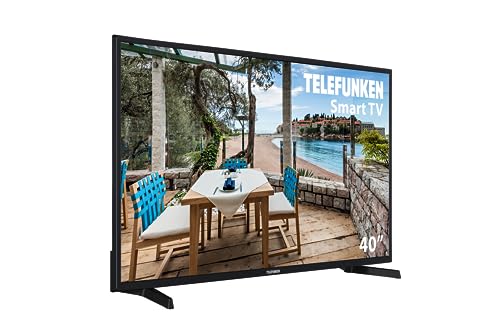 Telefunken 40DTF423 – Smart TV 40 Pulgadas, Resolución Full HD, HDR
