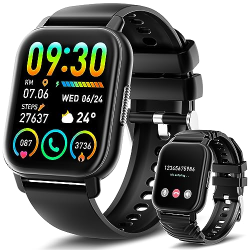 Smartwatch con Llamadas Bluetooth, 1.85″ Reloj Inteligente Hombre Mu