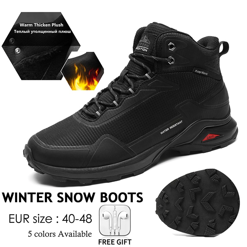 Xiaomi Youpin, botas de invierno para hombre, botas de nieve cálida