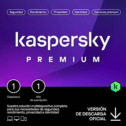 Kaspersky Premium Total Security 2024 | 1 Dispositivo | 1 año | Ant