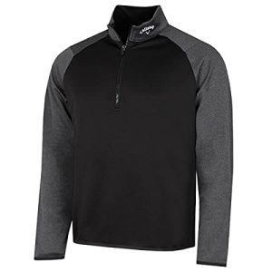 Lee más sobre el artículo 📣 Callaway Golf Hombre 1/4 Zip Waffle Sport Midlayer Suéter – Caviar
