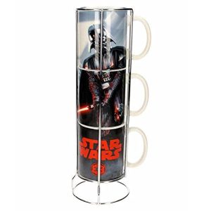 Lee más sobre el artículo 📣 SD TOYS SDTSDT89790 – Set de 3 tazas apilables de cerámica, diseño