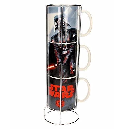 Lee más sobre el artículo 📣 SD TOYS SDTSDT89790 – Set de 3 tazas apilables de cerámica, diseño