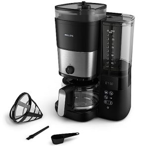Lee más sobre el artículo 📣 PHILIPS Todo en 1 Cafetera de goteo – molinillo cónico incorporado