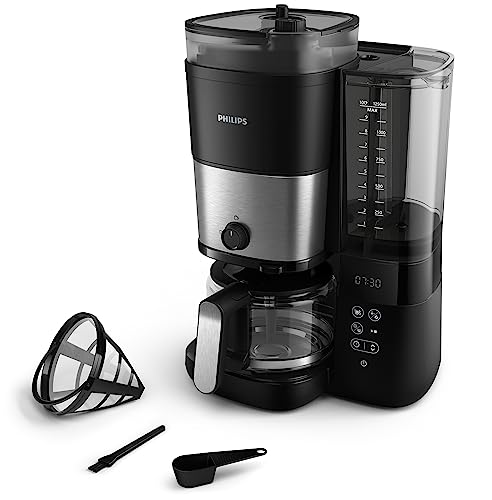 Lee más sobre el artículo 📣 PHILIPS Todo en 1 Cafetera de goteo – molinillo cónico incorporado