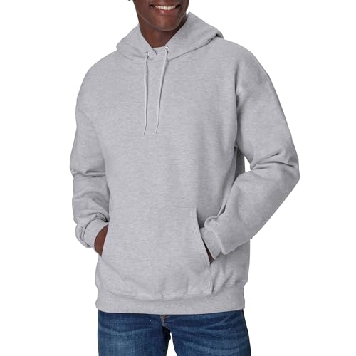 Lee más sobre el artículo 📣 Hanes Mens 9.7 oz. Ultimate Cotton® 90/10 Pullover Hood  -Charcoal