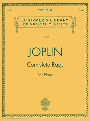 Lee más sobre el artículo 📣 Scott joplin: complete rags for piano piano: Schirmer Library of C