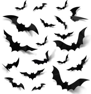 Lee más sobre el artículo 📣 Halloween 3D Murciélagos Pegatinas Decoraciones, 96 PCS Pegatinas