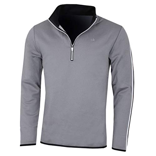 Lee más sobre el artículo 📣 Calvin Klein Golf Hombre 1/2 Zip Rendimiento Suéter – Platamarl –