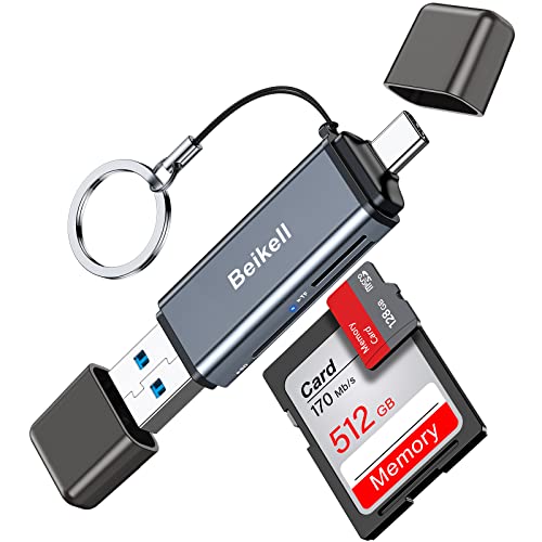 Lee más sobre el artículo 📣 Beikell Lector de Tarjetas SD, Dual Connector USB 3.0/C Adaptador