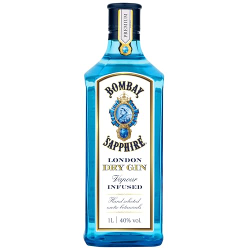 Lee más sobre el artículo 📣 Bombay Sapphire London Dry Gin, 40% Vol., 100 cl / 1 L, bebida esp