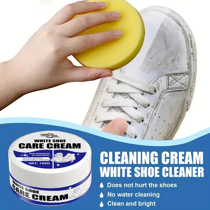 Lee más sobre el artículo Crema limpiadora de zapatos blanca: quitamanchas y blanqueamiento pa