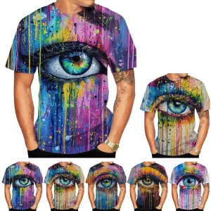 Lee más sobre el artículo Camiseta de cuello redondo para hombre y mujer,camisa con estampado