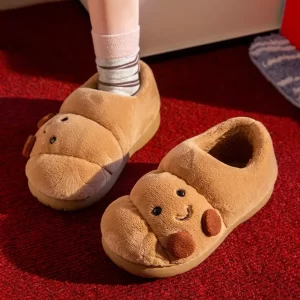 Lee más sobre el artículo Zapatillas mullidas de dibujos animados para mujer y hombre, zapatos