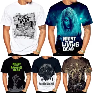 Lee más sobre el artículo Camiseta divertida con estampado 3d de Night of The Living Dead para