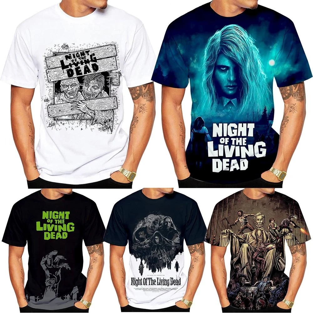 Lee más sobre el artículo Camiseta divertida con estampado 3d de Night of The Living Dead para