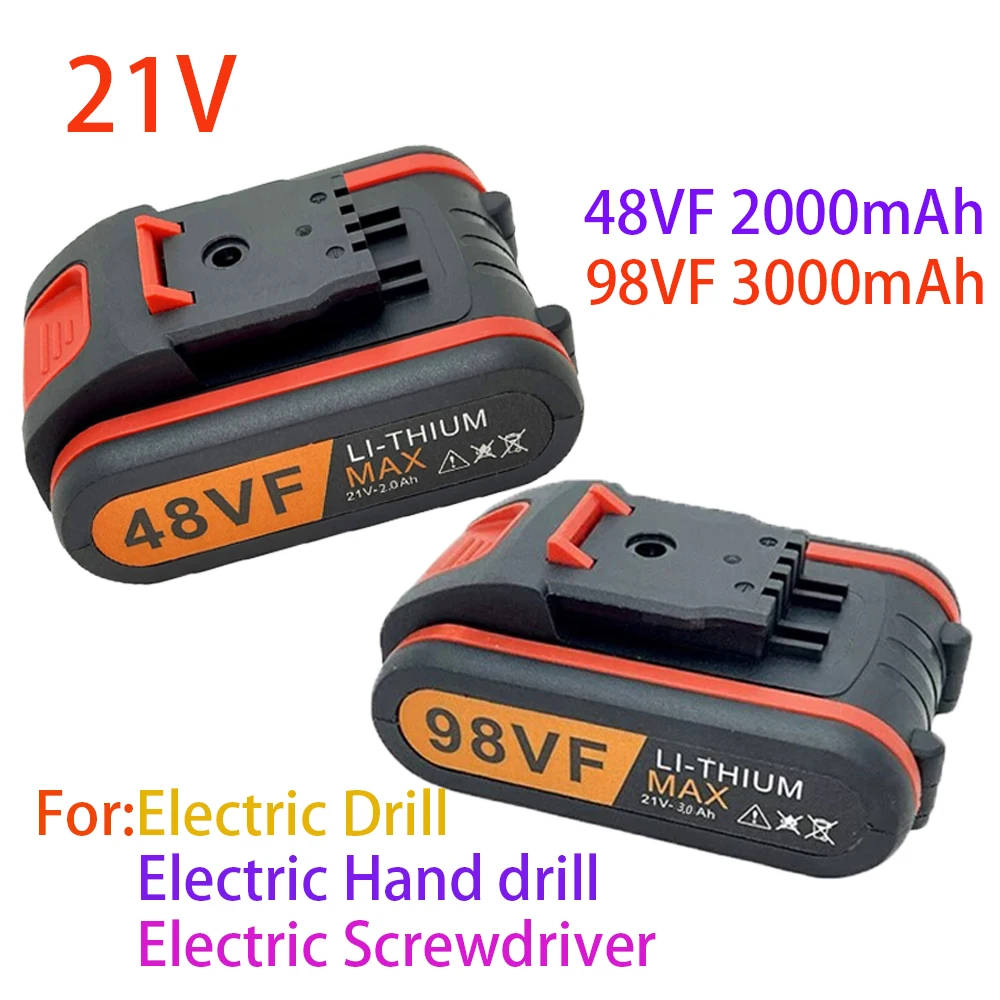 En este momento estás viendo 48VF 98VF 21V 3000mAh 100% nueva batería recargable Universal para h