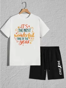 Lee más sobre el artículo Conjunto para hombre, ropa de verano 2025, chandals para hombre, rop