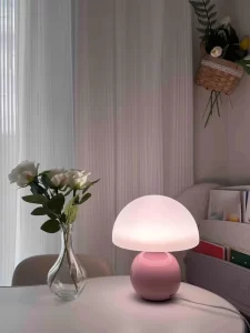 Lee más sobre el artículo Una lámpara de mesa decorativa con enchufe USB rosa/naranja/rojo/bla
