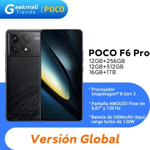 Lee más sobre el artículo Versión Global POCO F6 Pro 5G Snapdragon® 8 Gen 2 6.67″ AMOLED DotDi