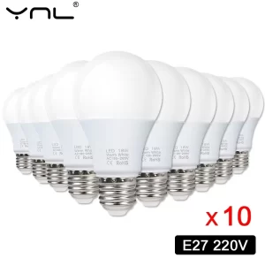 Lee más sobre el artículo 10 unids/lote ampolla LED lámpara E27 AC 220V bombillas 18W 15W 12W