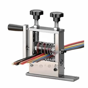 Lee más sobre el artículo Mini máquina peladora de cables con manivela manual, pelador de cabl