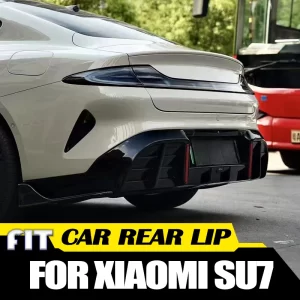 Lee más sobre el artículo Labio trasero negro brillante para coche, apto para Xiaomi SU7 2024