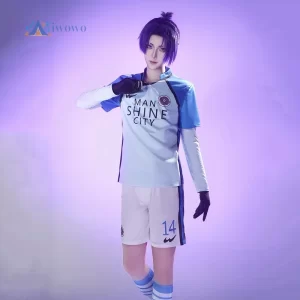 Lee más sobre el artículo Nagi Seishiro Chigiri Hyoma Mikage Reo Cosplay azul Lock Jersey disf