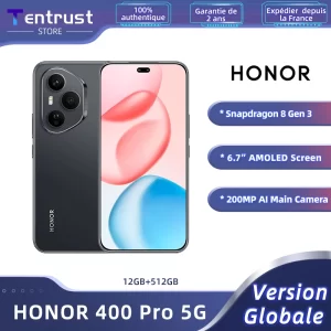 Lee más sobre el artículo Versión Global HONOR 400 Pro 5G Smartphone 200MP Cámara Principal AI