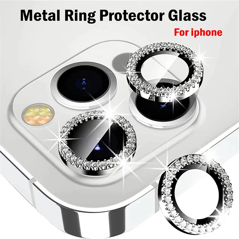 En este momento estás viendo Anillo de Metal con diamantes de imitación para cámara, vidrio templ