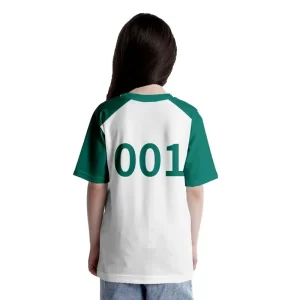 Lee más sobre el artículo Disfraz de Cosplay de juego Calamari Unisex, camiseta con números, j