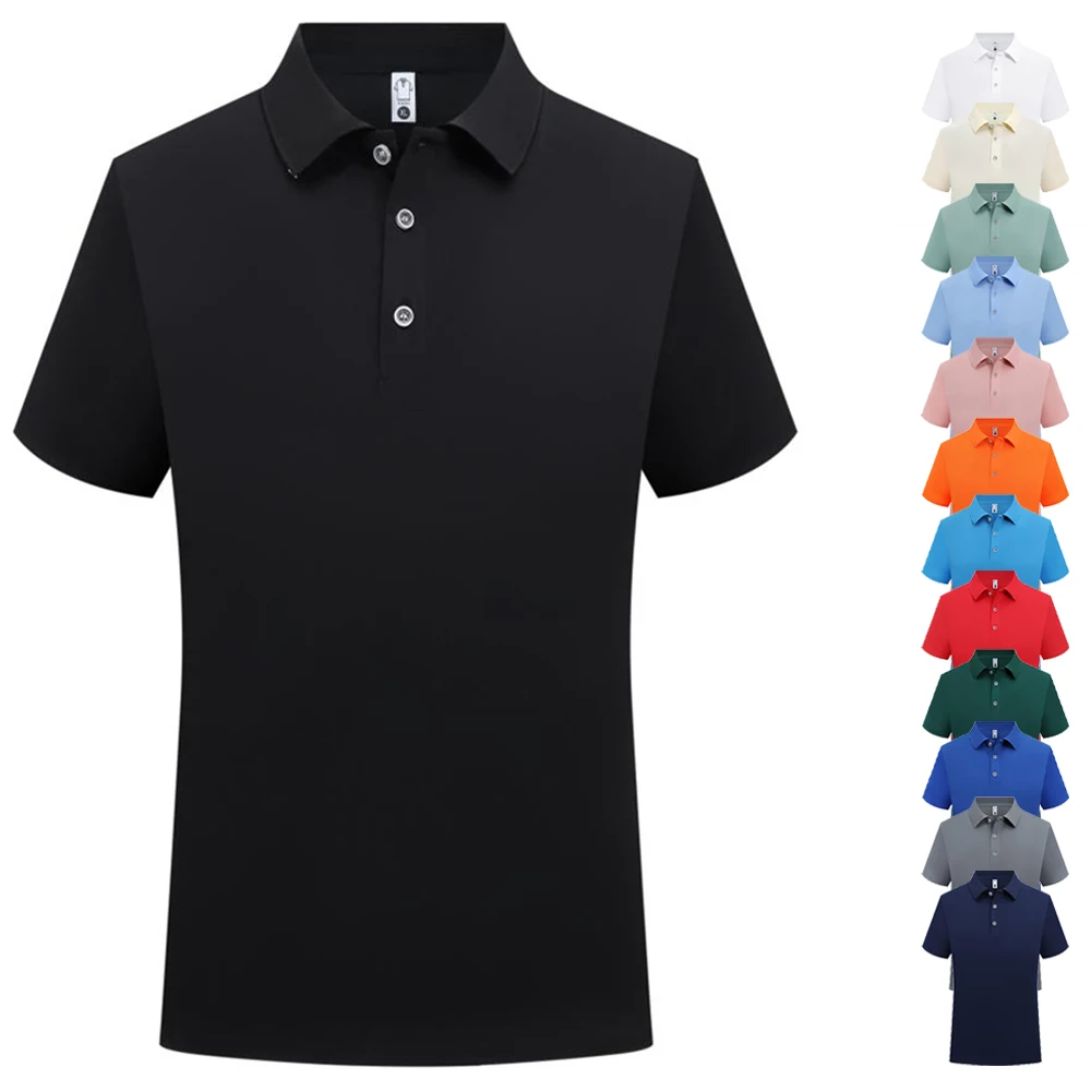 Lee más sobre el artículo Polos blancos por sublimación Para Hombre, camiseta con cuello de ma