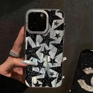 Lee más sobre el artículo Funda de teléfono IMD TPU con diseño de estrella para Xiaomi Poco X7
