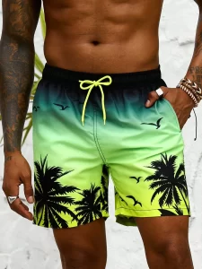 Lee más sobre el artículo Pantalones cortos de playa para hombre, traje de baño de verano con