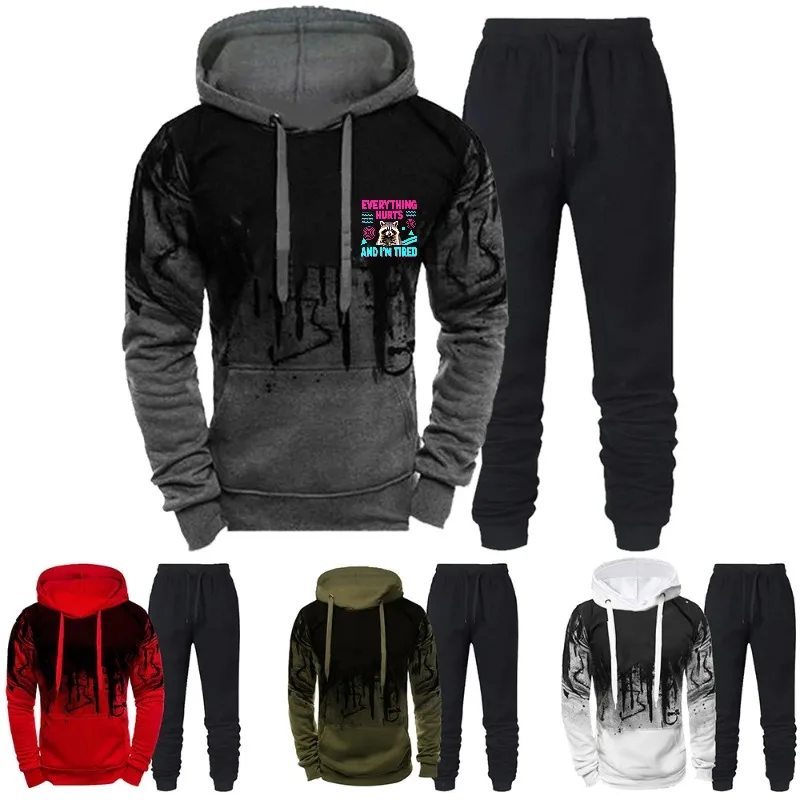 Lee más sobre el artículo Sudadera con capucha para hombre, estampado negro, patrón y texto, t
