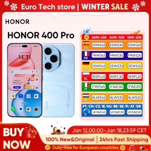 Lee más sobre el artículo HONOR 400 Pro 5G Smartphone 6,7′′ AMOLED Snapdragon 8 Gen 3 MagicOS