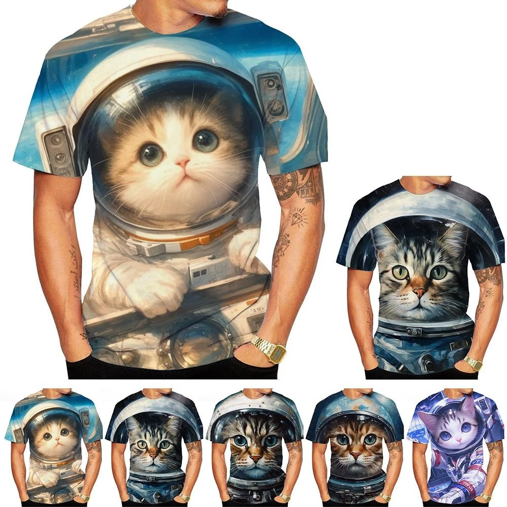 En este momento estás viendo Camiseta de cuello redondo para hombre y mujer,camisa con estampado