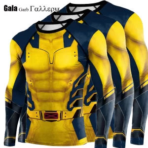 Lee más sobre el artículo 3 uds camisas de compresión para hombres de manga larga Comics Spide