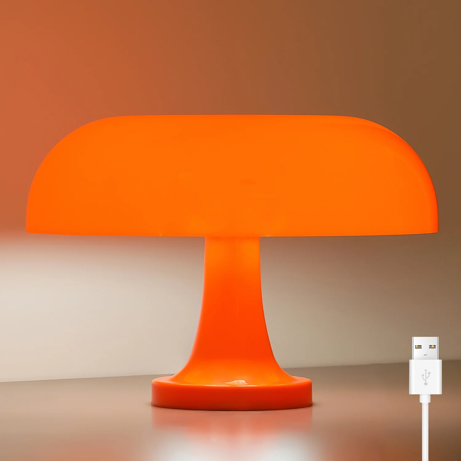 Lee más sobre el artículo Lámpara de mesa con forma de seta, lámpara de mesa moderna de diseño