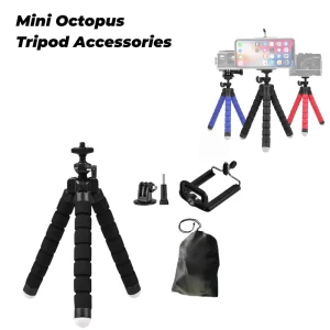 Lee más sobre el artículo Trípodes para Gopro Hero 12 11 10 9 8 7 Negro MAX Flexible Mini Octo